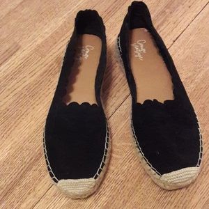 Black espadrilles